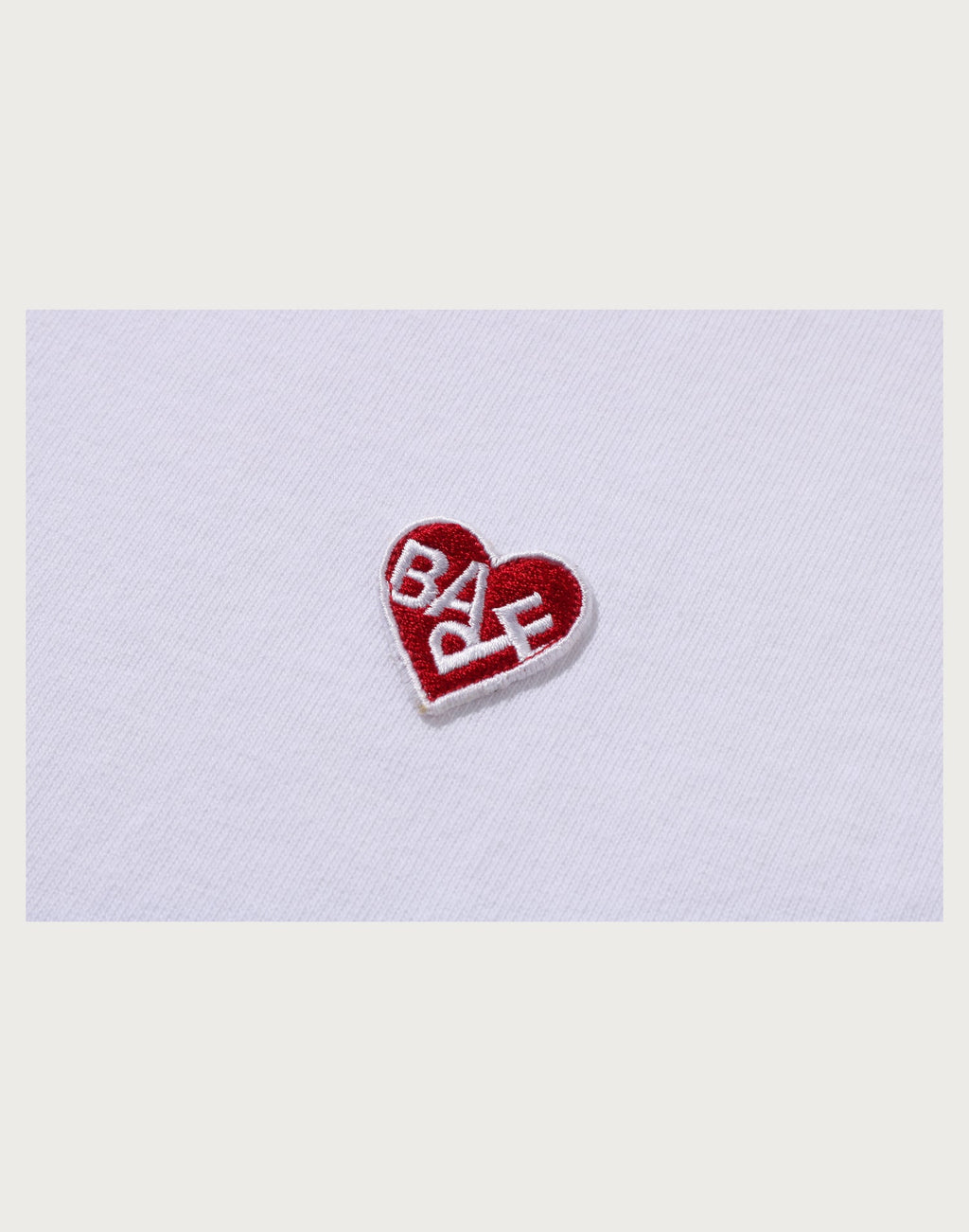 BAPE HEART ONE POINT TEE LADIES