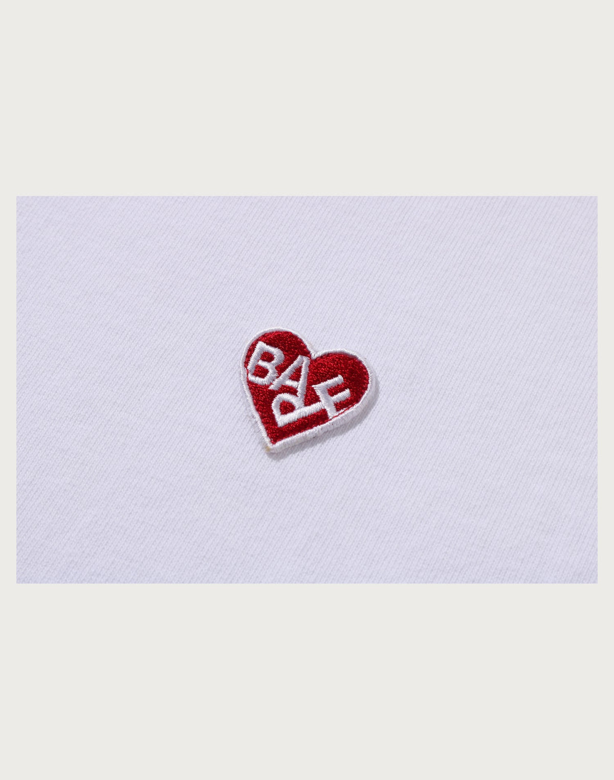 BAPE HEART ONE POINT TEE LADIES