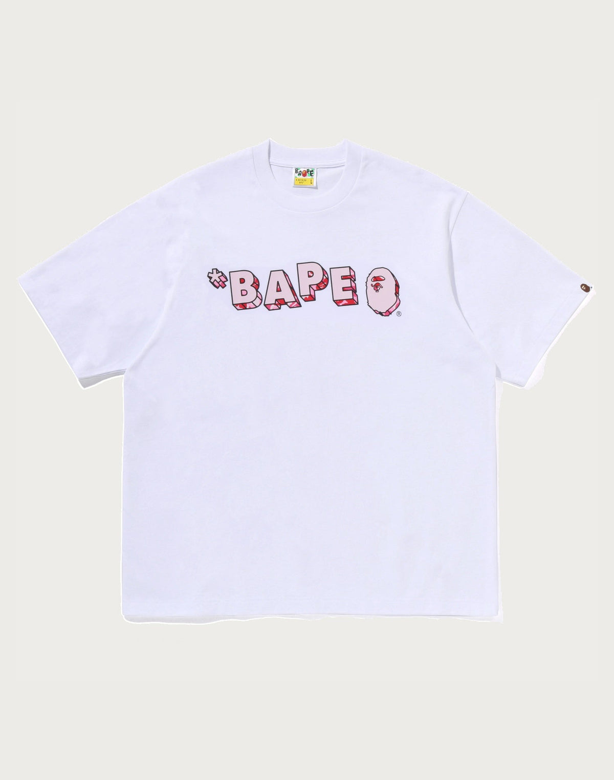 ABC CAMO BAPE LOGO RELAXED FIT TEE MENS