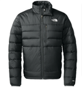 The North Face Black Stand-Collar Puffer Jacket with Zipped Chest Pocket