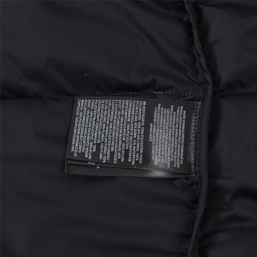 The North Face Black and White Cloud-Print Puffer Jacket