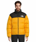 The North Face Gray Colorblock Hooded Puffer Jacket
