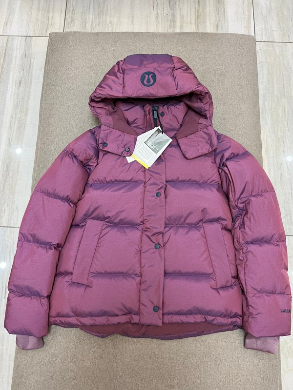 Lululemon Mauve Purple Hooded Puffer Jacket