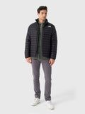 The North Face Black Stand-Collar Quilted Jacket