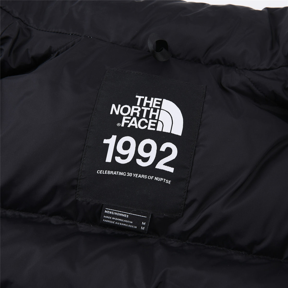 The North Face Black and White Cloud-Print Puffer Jacket