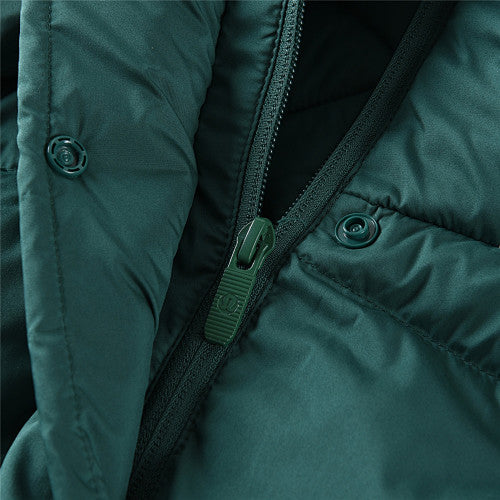 Lululemon Deep Teal Green Hooded Puffer Jacket