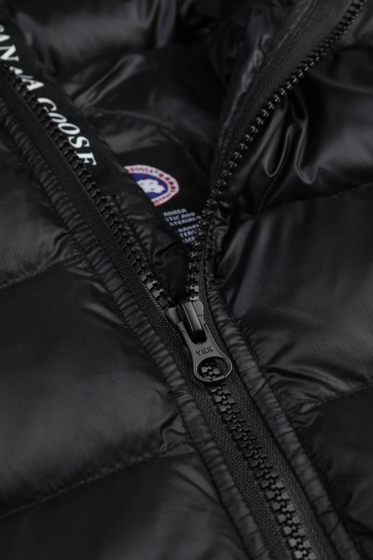 Canada Goose Black Hooded Quilted Puffer Jacket