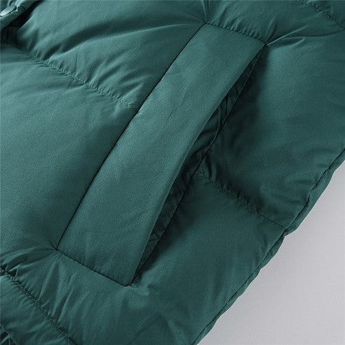 Lululemon Deep Teal Green Hooded Puffer Jacket