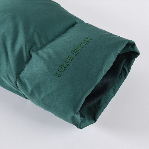 Lululemon Deep Teal Green Hooded Puffer Jacket