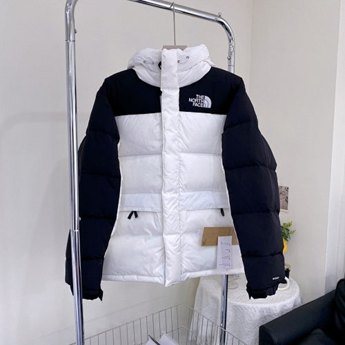 The North Face Hooded Colorblock Puffer Jacket