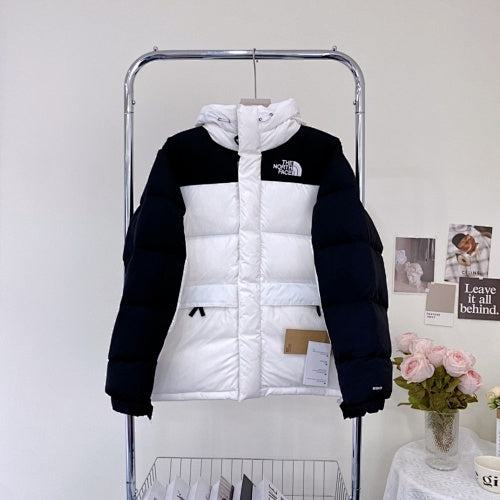 The North Face Hooded Colorblock Puffer Jacket