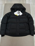 lululemon Black Hooded Puffer Jacket with Snap Placket