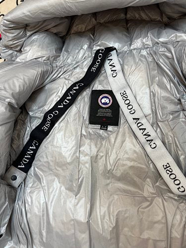 Glossy Black Hooded Puffer Jacket