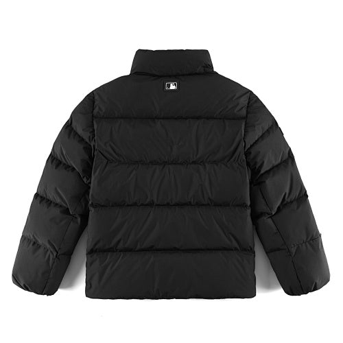 MLB NY Logo Black Stand-Collar Puffer Jacket