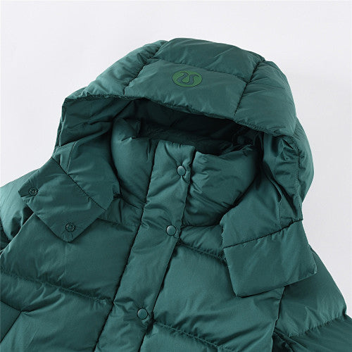 Lululemon Deep Teal Green Hooded Puffer Jacket