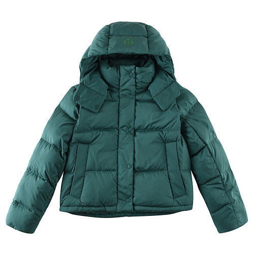 Lululemon Deep Teal Green Hooded Puffer Jacket