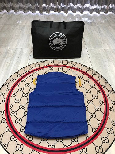 Canada Goose Royal Blue Stand-Collar Quilted Puffer Vest