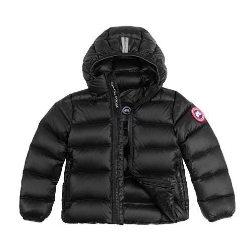Canada Goose Black Hooded Quilted Puffer Jacket