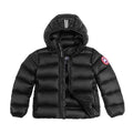 Canada Goose Black Hooded Quilted Puffer Jacket