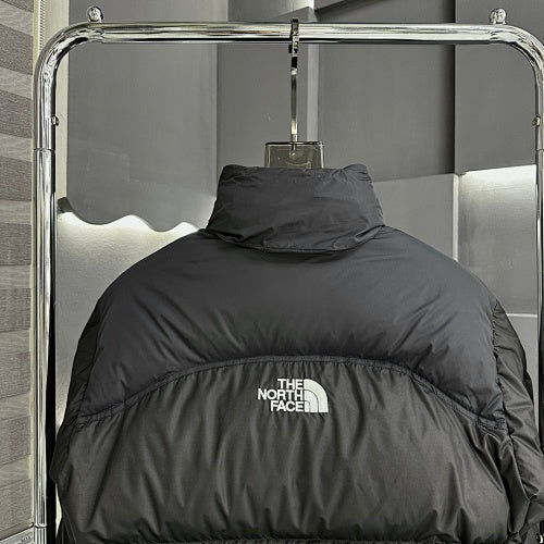 The North Face White Stand-Collar Puffer Jacket