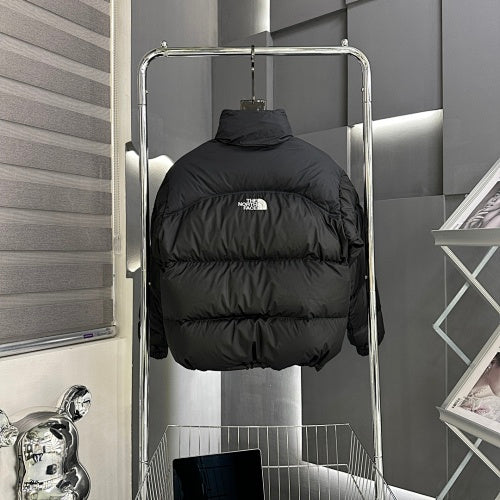 The North Face White Stand-Collar Puffer Jacket