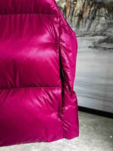 Canada Goose Fuchsia Glossy Stand-Collar Puffer Vest