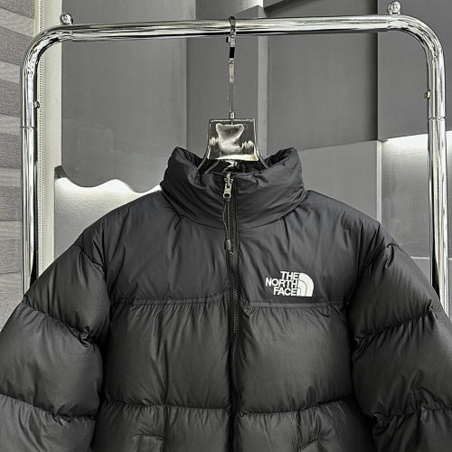 The North Face White Stand-Collar Puffer Jacket