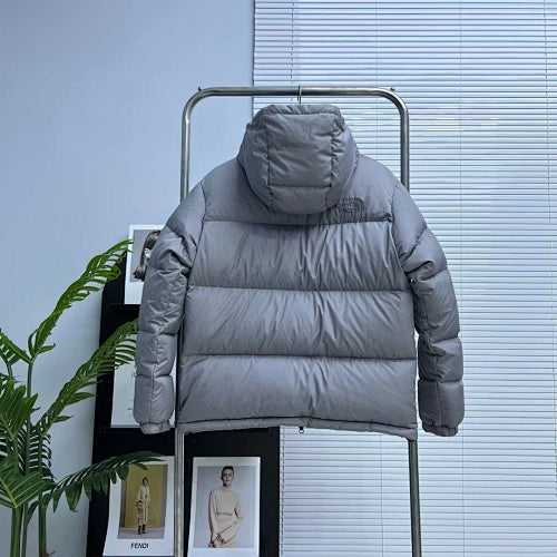The North Face Slate Grey Hooded Puffer Jacket
