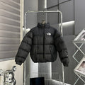 The North Face White Stand-Collar Puffer Jacket