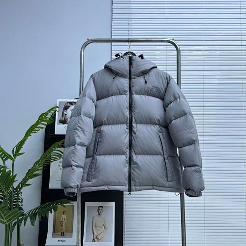 The North Face Slate Grey Hooded Puffer Jacket