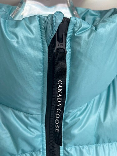 Canada Goose Turquoise Glossy Stand-Collar Puffer Vest