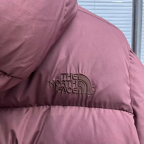 The North Face Dusty Plum Hooded Puffer Jacket