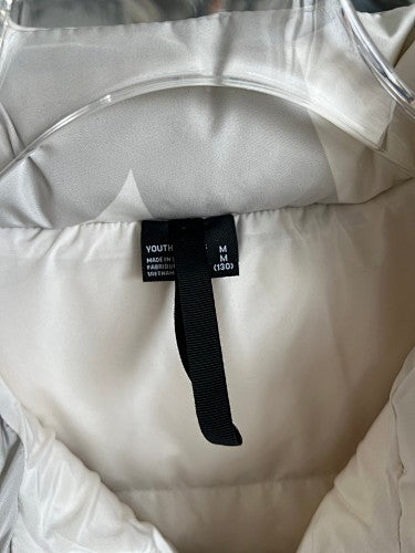 The North Face Youth Light Gray Abstract Print Puffer Jacket