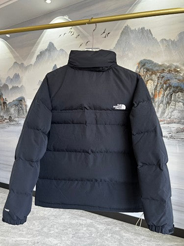 The North Face Black Stand-Collar Puffer Jacket