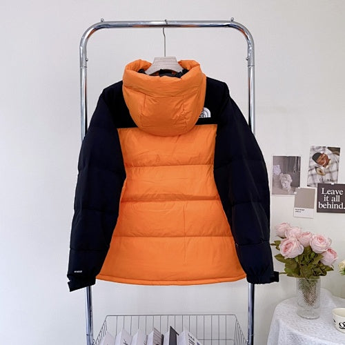 The North Face Hooded Colorblock Puffer Jacket