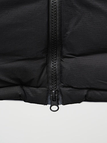 Canada Goose Black Zip-Chest Stand-Collar Puffer Jacket
