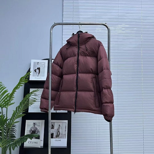 The North Face Dusty Plum Hooded Puffer Jacket