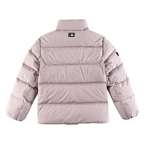 MLB New York Yankees Blush Pink Stand-Collar Puffer Jacket