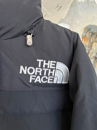The North Face Black Stand-Collar Puffer Jacket