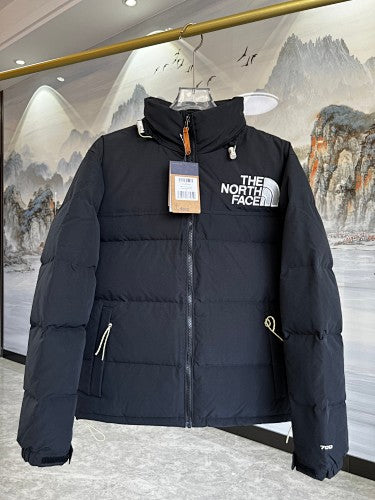 The North Face Black Stand-Collar Puffer Jacket