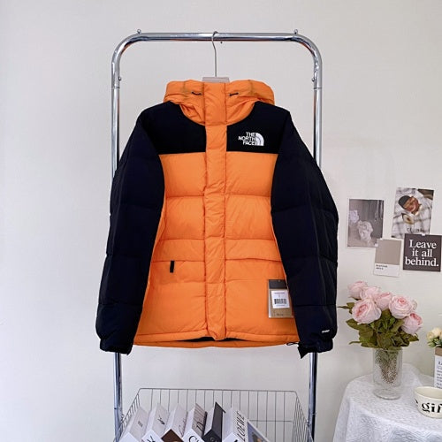 The North Face Hooded Colorblock Puffer Jacket