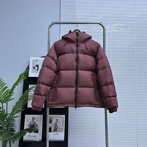 The North Face Dusty Plum Hooded Puffer Jacket