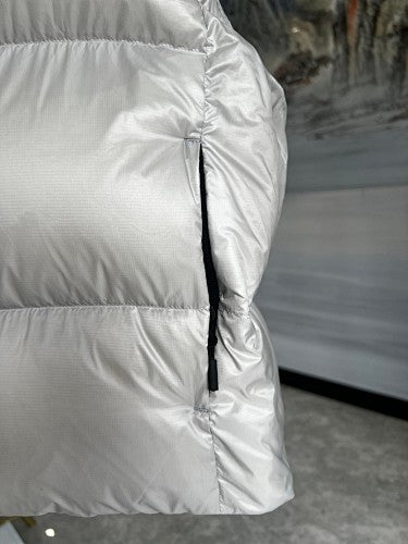 Canada Goose Glossy Quilted Puffer Vest with High Collar