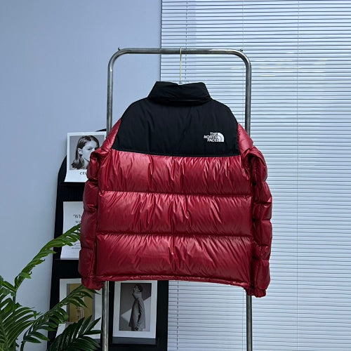 The North Face Colorblock Stand-Collar Puffer Jacket