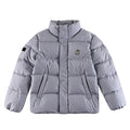MLB New York Yankees Grey Stand-Collar Puffer Jacket
