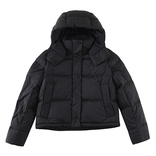 lululemon Wunder Puff Black Hooded Puffer Jacket