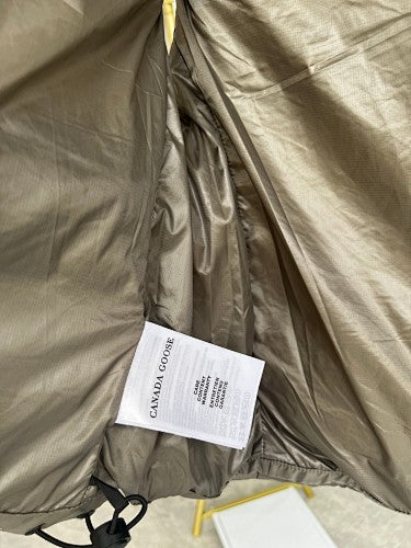 Canada Goose Metallic Taupe Stand-Collar Puffer Vest