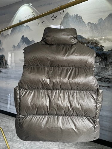 Canada Goose Metallic Taupe Stand-Collar Puffer Vest