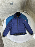 Canada Goose Navy Hooded Quilted Puffer Jacket