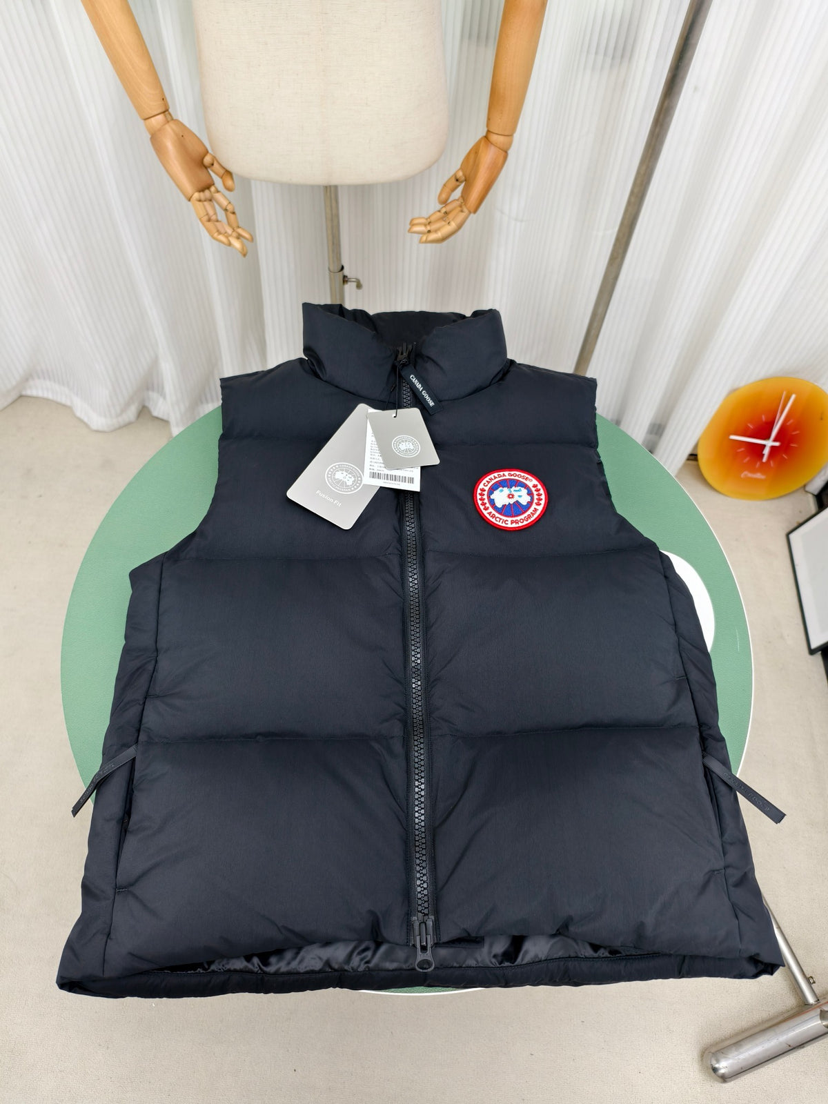 Canada Goose Black Stand-Collar Puffer Vest
